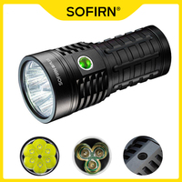 Sofirn Super Powerful Q8 Plus  LED Flashlight 16000lm USB C 21700 Rechargeable Anduril 2.0 Torch  XHP50B Reverse Charging