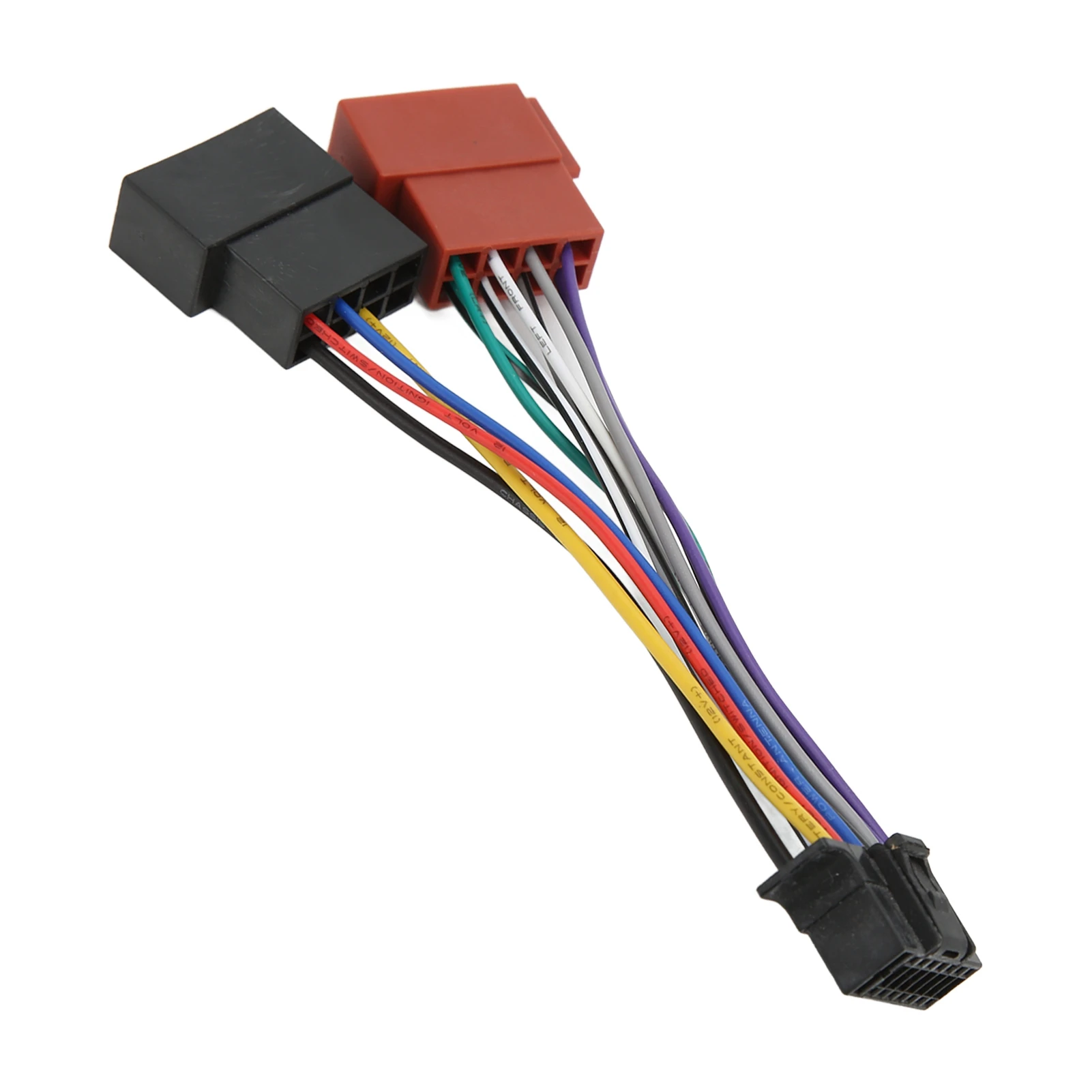 Adapter wiązki przewodów radia stereo ISO, zamiennik złącza wiązki przewodów do nowych Sony JVC