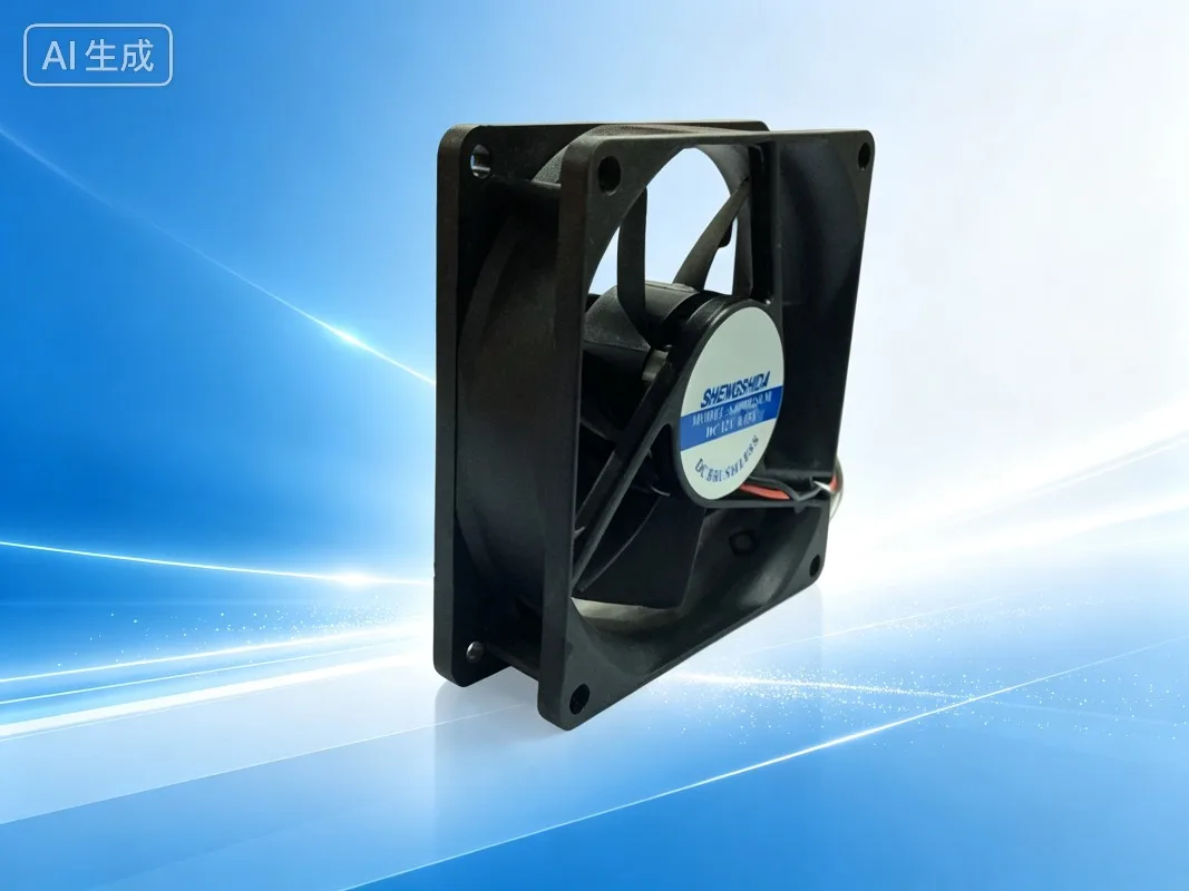 2PCS 8025 Chassis Power Supply Cooling Fan For 8CM 80×80×25 DC 12V 0.15A Axial Fan