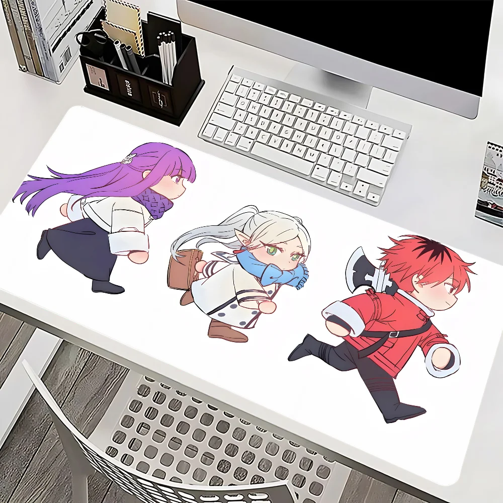 F-Funeral Of Frieren Mousepad Mause Pad Mouses Rug Office Accessories Desk Mat Mousepad Keyboard Gaming Pc Mats Xxl Large Carpet