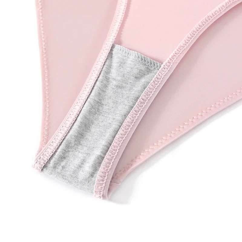 Cinoon francês cetim lingerie sexy para mulheres diamante incrustado corrente de metal calcinha de cintura baixa nova sem costura triângulo cuecas