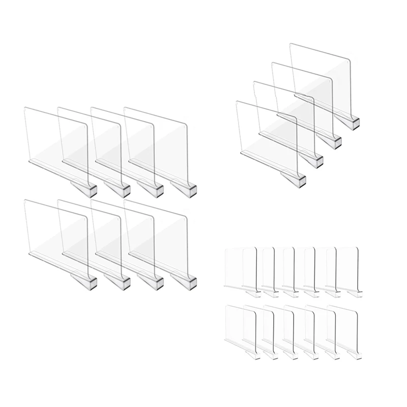 

Shelf Dividers For Closet Organization, Closet Shelf Organizer Closet Separator For Shelves Clear Shelf Dividers