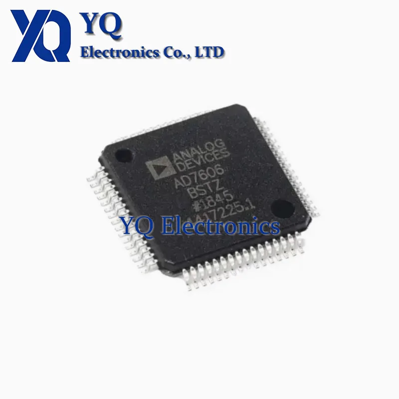 1PCS/lot New OriginaI AD7606BSTZ AD7606 7606BSTZ LQFP-64 Digital to Analog Converter Chip IC
