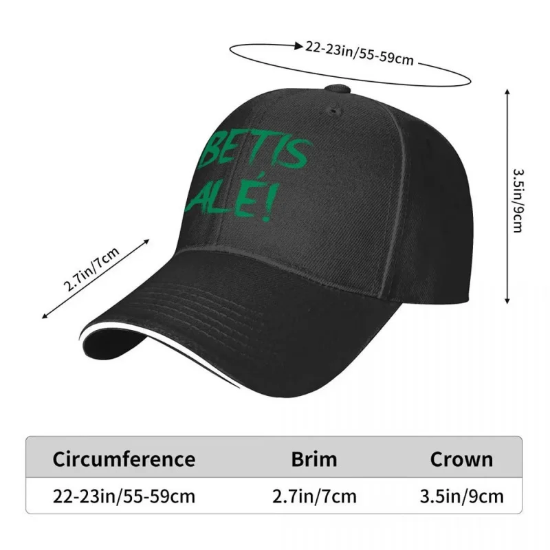 Betis Ale! Adjustable Baseball Cap – Lightweight Breathable All-Season Fashion Cap for Daily Use & Gifts