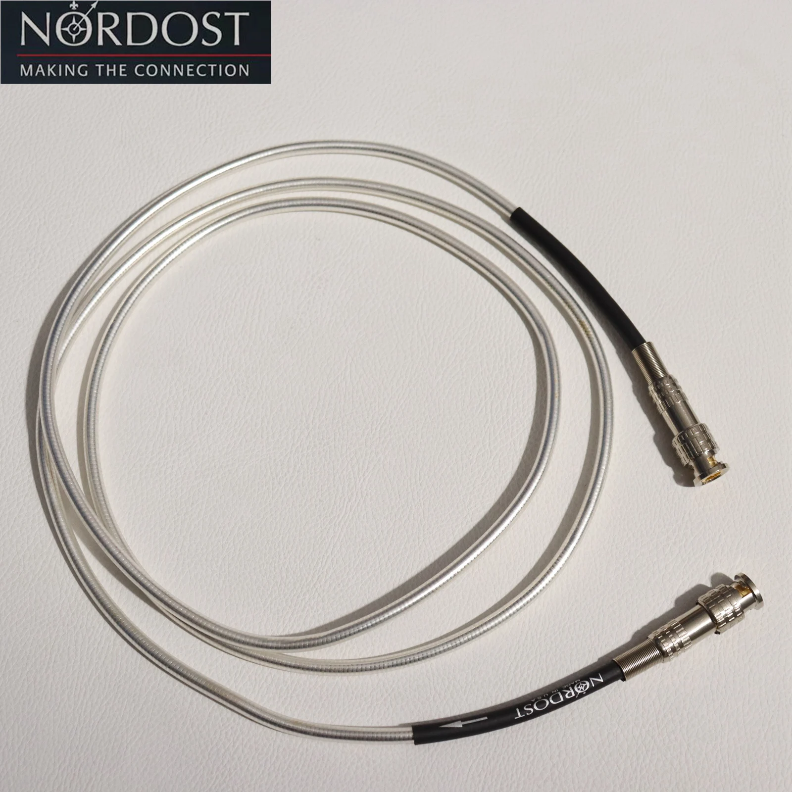 HIFI Nordost BNC Interconnect Cable 75Ω AES/EBU Digital Optical Audio video Coaxial line Gold Platd Q9 male Plug Connector 1pcs