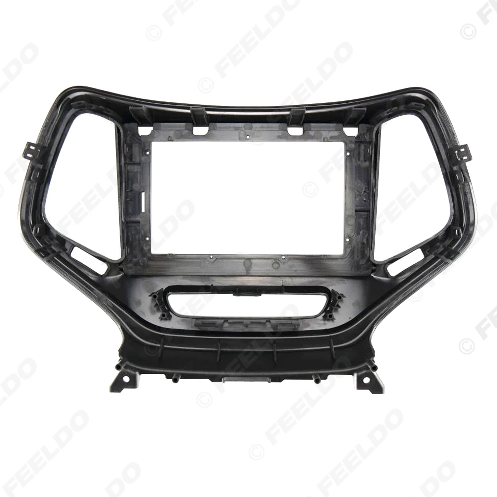 FEELDO Car Audio 2DIN Fascia Frame Adapter For Jeep Cherokee 10.1