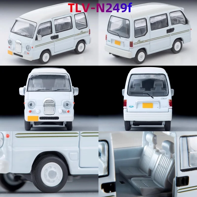 タカラトミー-tlv-1-64-n249f-n249e-サンバーバン-ホワイト合金ダイキャストシミュレーションカーモデル、大人の装飾品、男の子のおもちゃ、子供のギフト