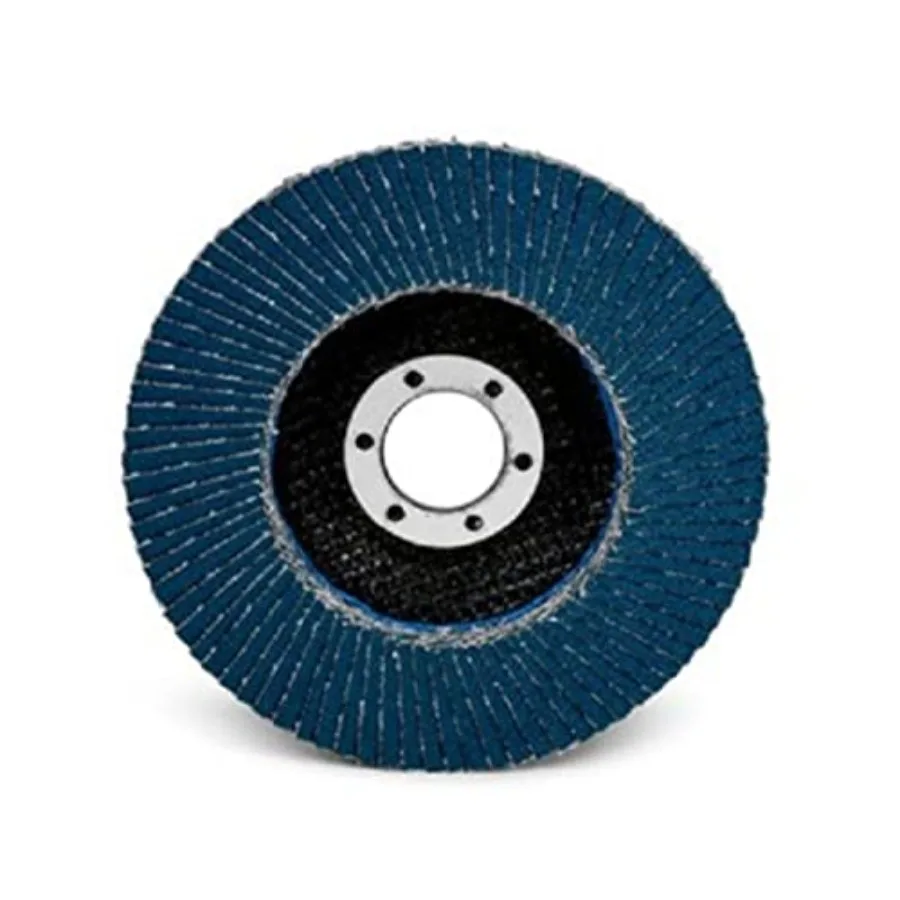 

Flap Disc 566A T27 YF-Weight Zirconia Alumina Giant 7" Diameter 7/8" Center Hole Diameter 60 Grit Pack of 5