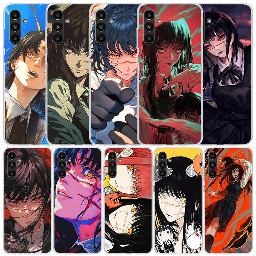 C-Chainsaw Mans Yoru War Devil Cover for Samsung Galaxy A17 A37 A57 A16 A26 A36 A56 A15 A14 A55 Phone Case A13 A53 A25 A35 A24 A