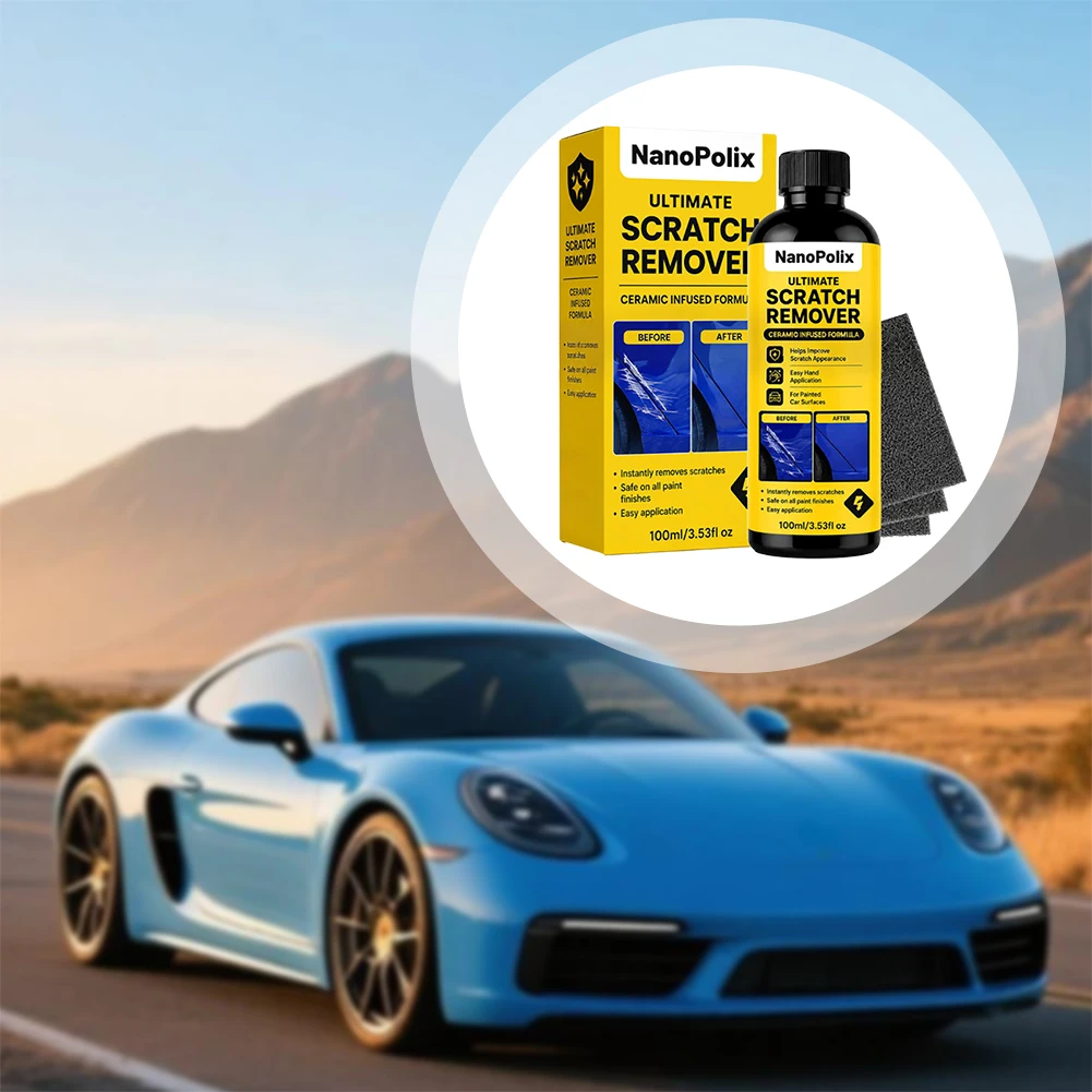 Scratch Remover Car Paint Repair Paste for Light Scratches Swirls Marks Scuff Water Spots Polishing Compound Restores Shine