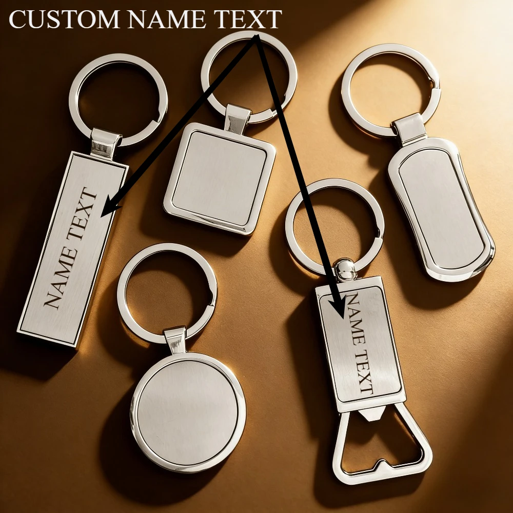 

Personalized Custom Car Motorcycle Pendant Accessories Keyings Metal Opener Keychain Women Men Stainless Steel Key Ring Gifts