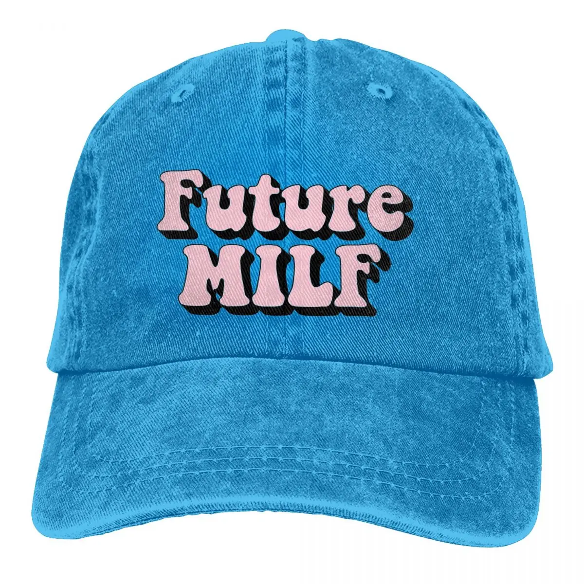 

Pure Color Dad Hats Cool Women's Hat Sun Visor Baseball Caps Future Milf Peaked Cap