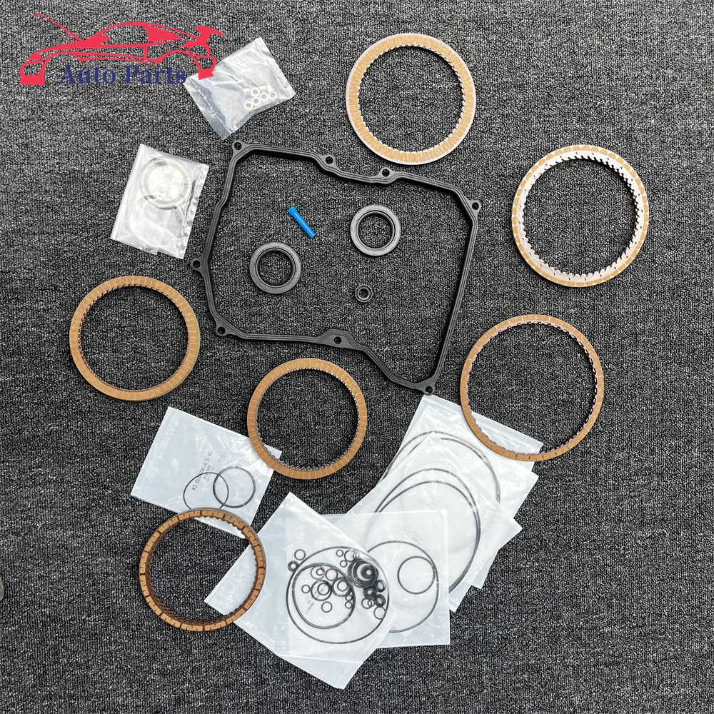 09G Automatic Transmission Simple Overhaul Kit O-Ring Metal Clad Seals Gasket + Friction Pads for 2006-2015 Volkswagen Audi