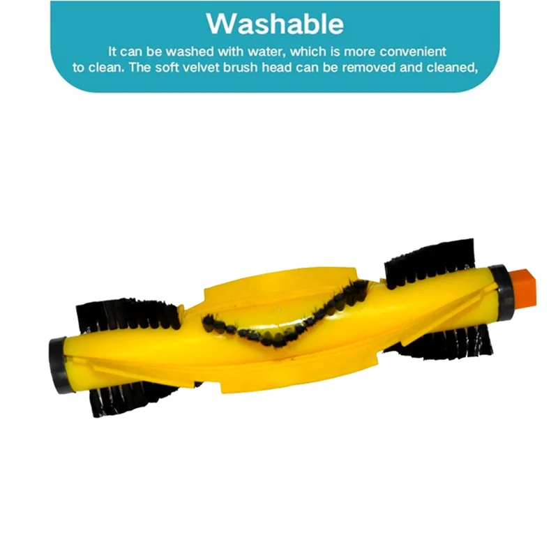 ل Devvis Liectroux DEVVE B6009 قطع غيار المكنسة الكهربائية الروبوتية فرشاة جانبية رئيسية ممسحة القماش # أ66 ك