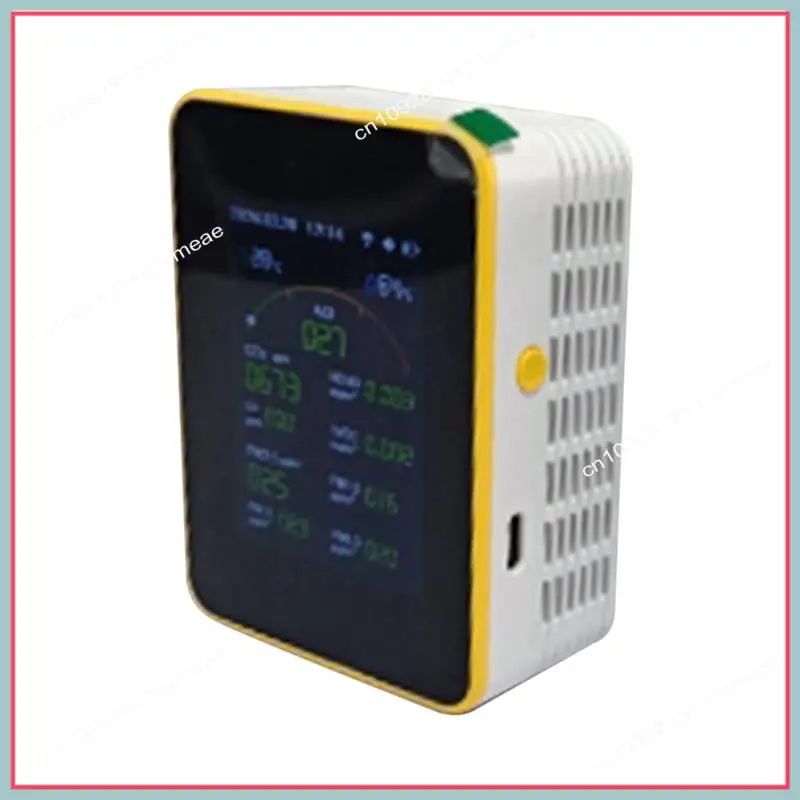 N94R Tuya Wifi 15 en 1 Detector de calidad del aire portátil para el hogar PM0.3 PM1.0 PM2.5 PM10 CO CO2 TVOC HCHO reloj probador