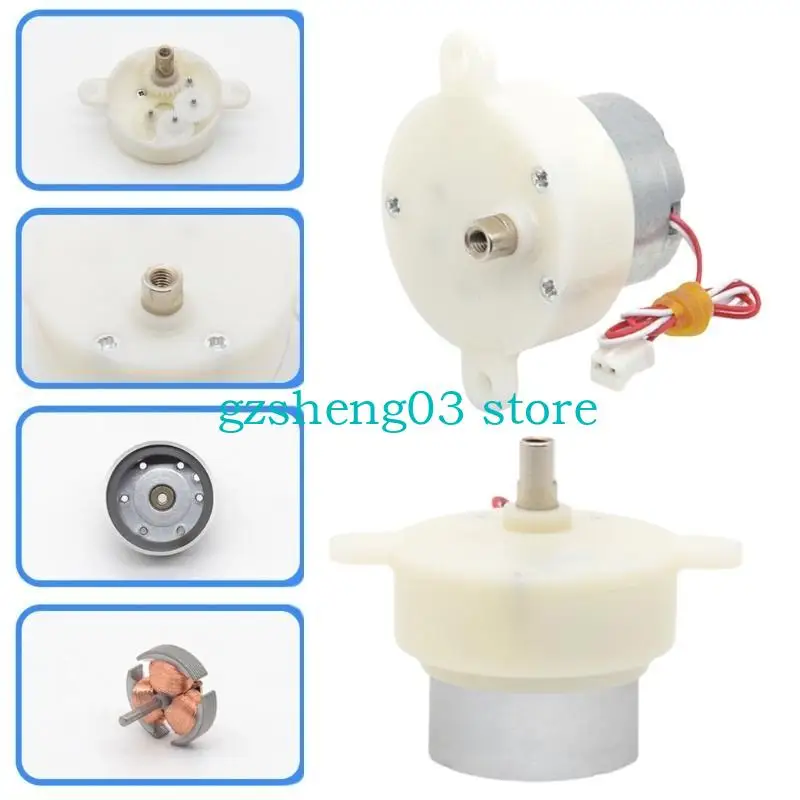 Motor redução engrenagem engrenagem 6V U75C 6V para modelo brinquedo leve estágio DIY fácil usar