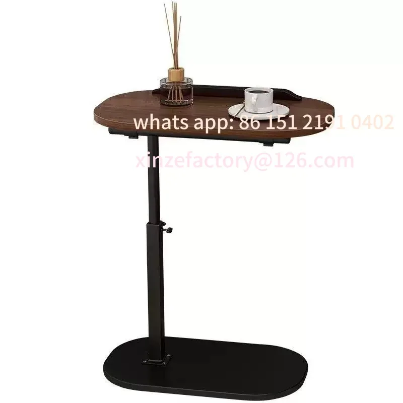 

Customizable Mobile adjustable edge table Household foldable Mobile Lift Computer Desk Folding living room Desk Dormitory Bedsid