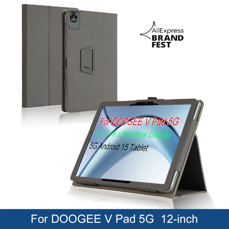 Cover For DOOGEE V Pad 5G 12 Inch Full Tablet Case For DOOGEE V Pad 5G Leather Magnetic All Inclusive Fall Protection Case Cover