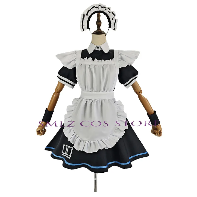 Game Tendou Arisu Cosplay Anime Blue Archive Costume Wig Alice Maid Lolita Dress Halloween Party Role Play Clothing for Women