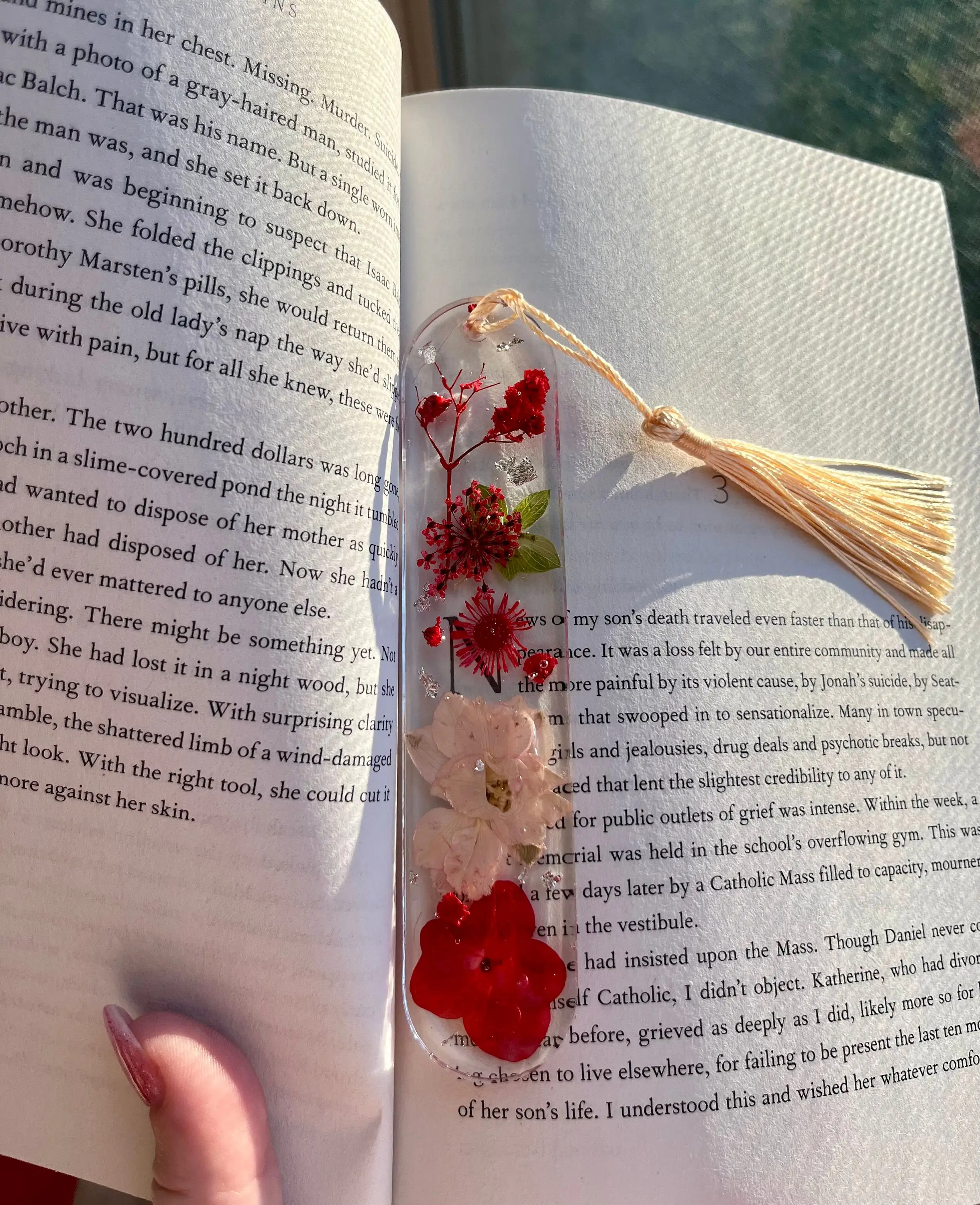 Marque-pages en résine faits à - Dried Flower Bookmark avis et prix