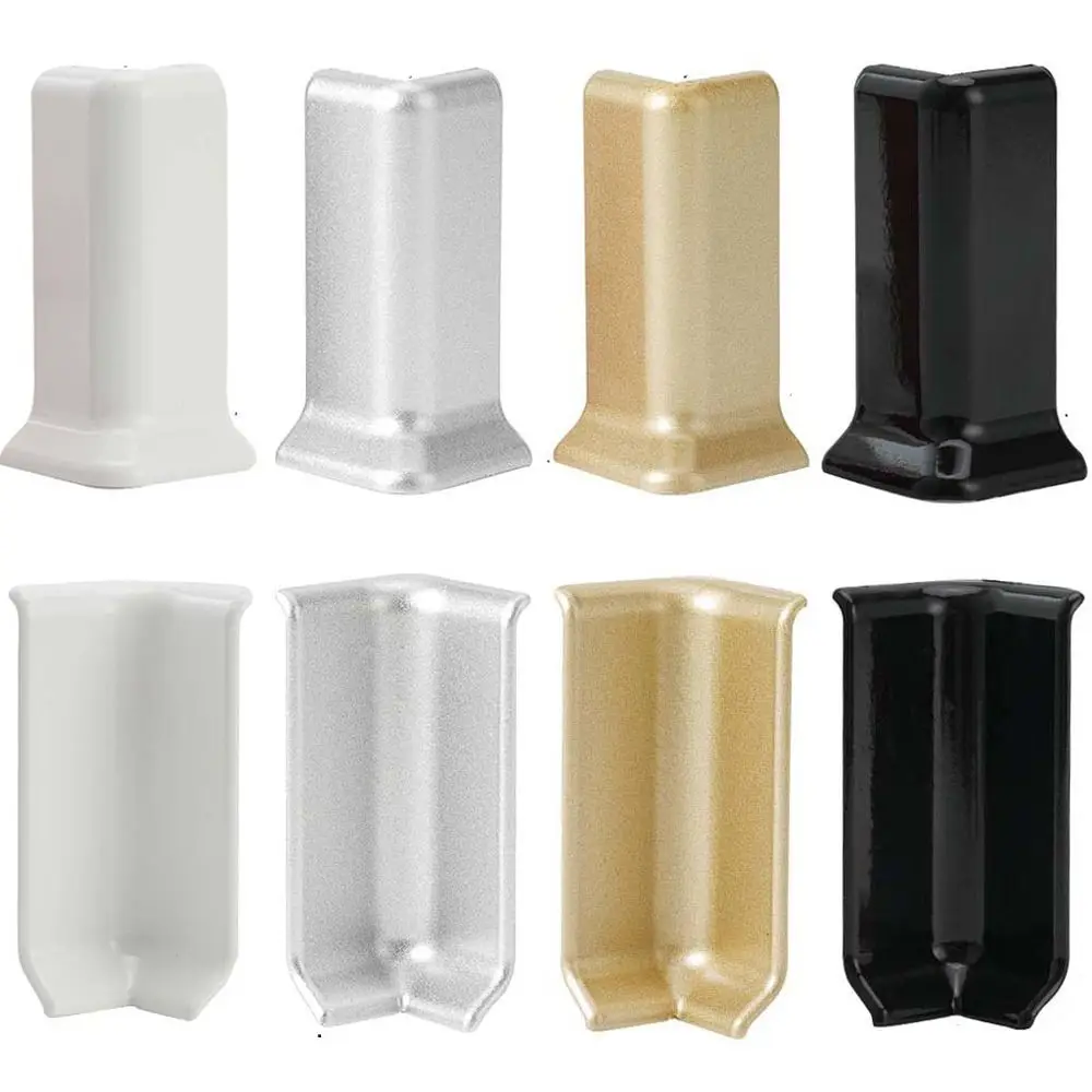 82MM Height Baseboard Corner Blocks Inside and Outside Corners Self Adhesive Wall Base Moulding Trim Connector Skirting Board
