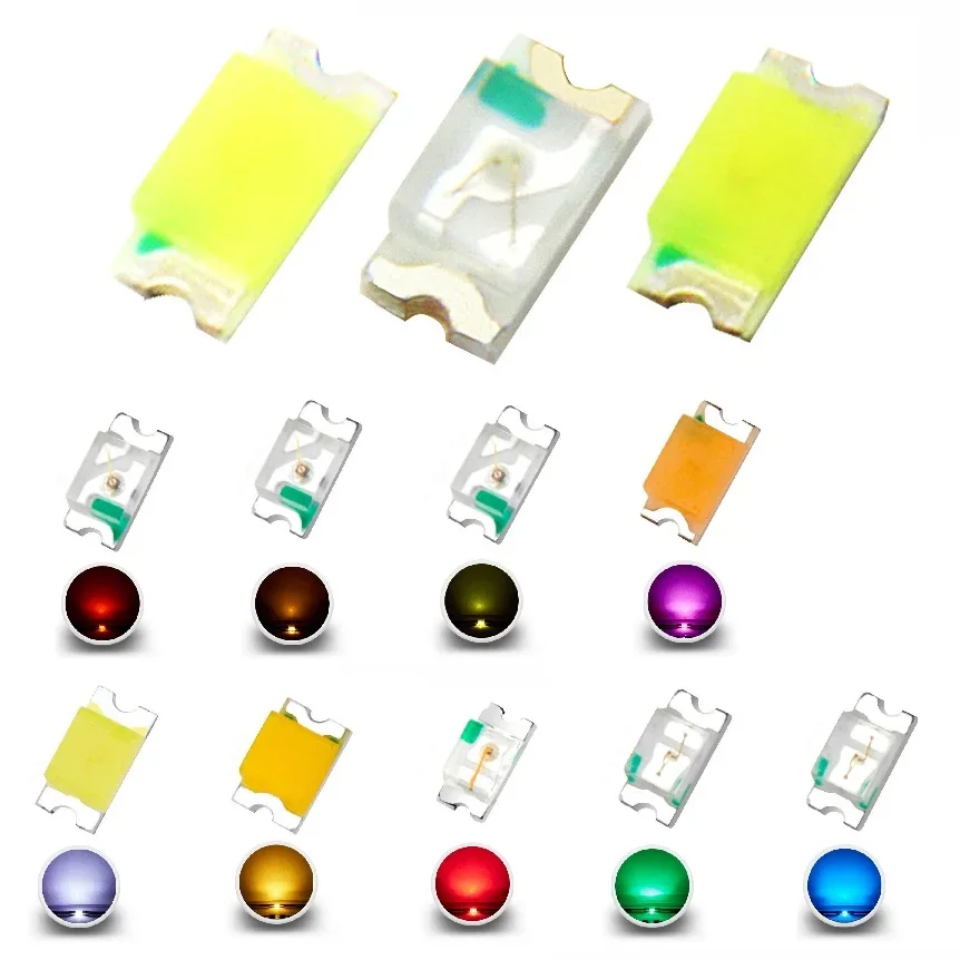 0603 high bright SMD LED Emitting Diode Lamp Chip Light Beads Warm White Yellow Red Blue Green Orange Pink all Series Kit