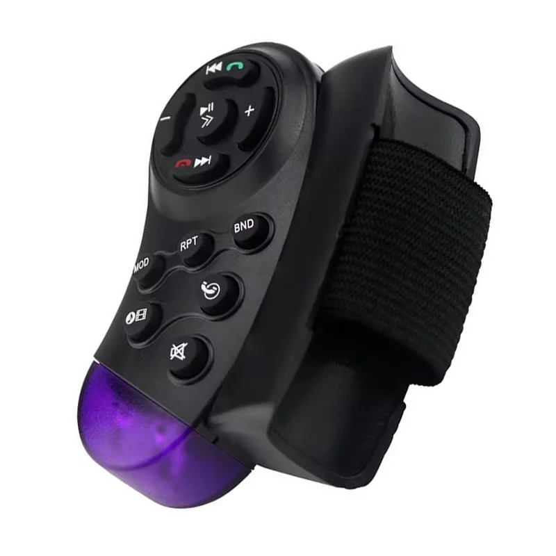 1/2 Din Steering Wheel Remote Control MP5 Controller, Universal for Car Radio & 4
