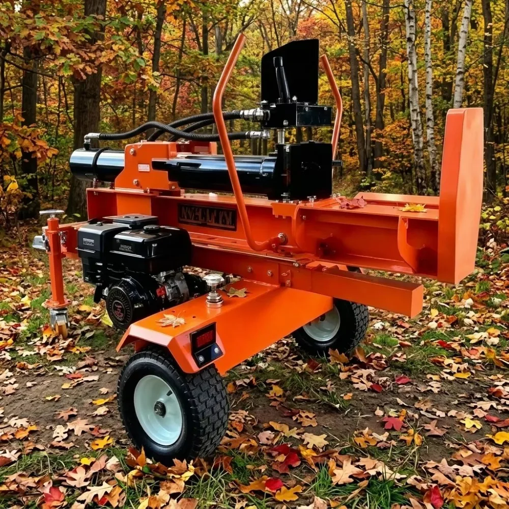 New Operated Portable Electric Log Splitter Firewood Cutter Chipper Machine Crusher with Cutting Diameter Zhejiang 389kg