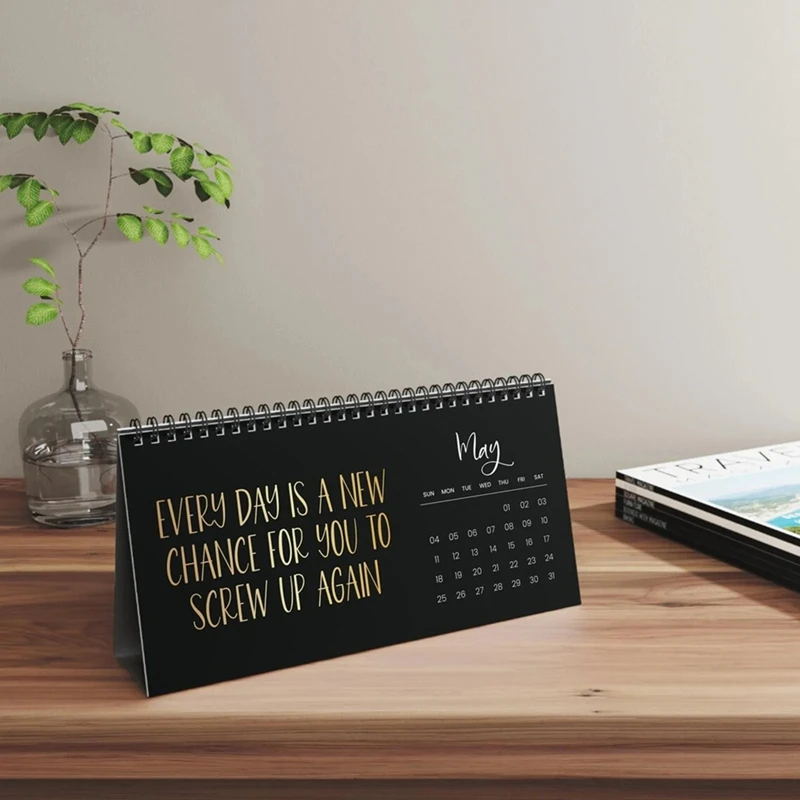 A76F-2025 Satirical Calendar A Daily Dose Of Humor To Make Life No Longer School Calendar For Home Calendar