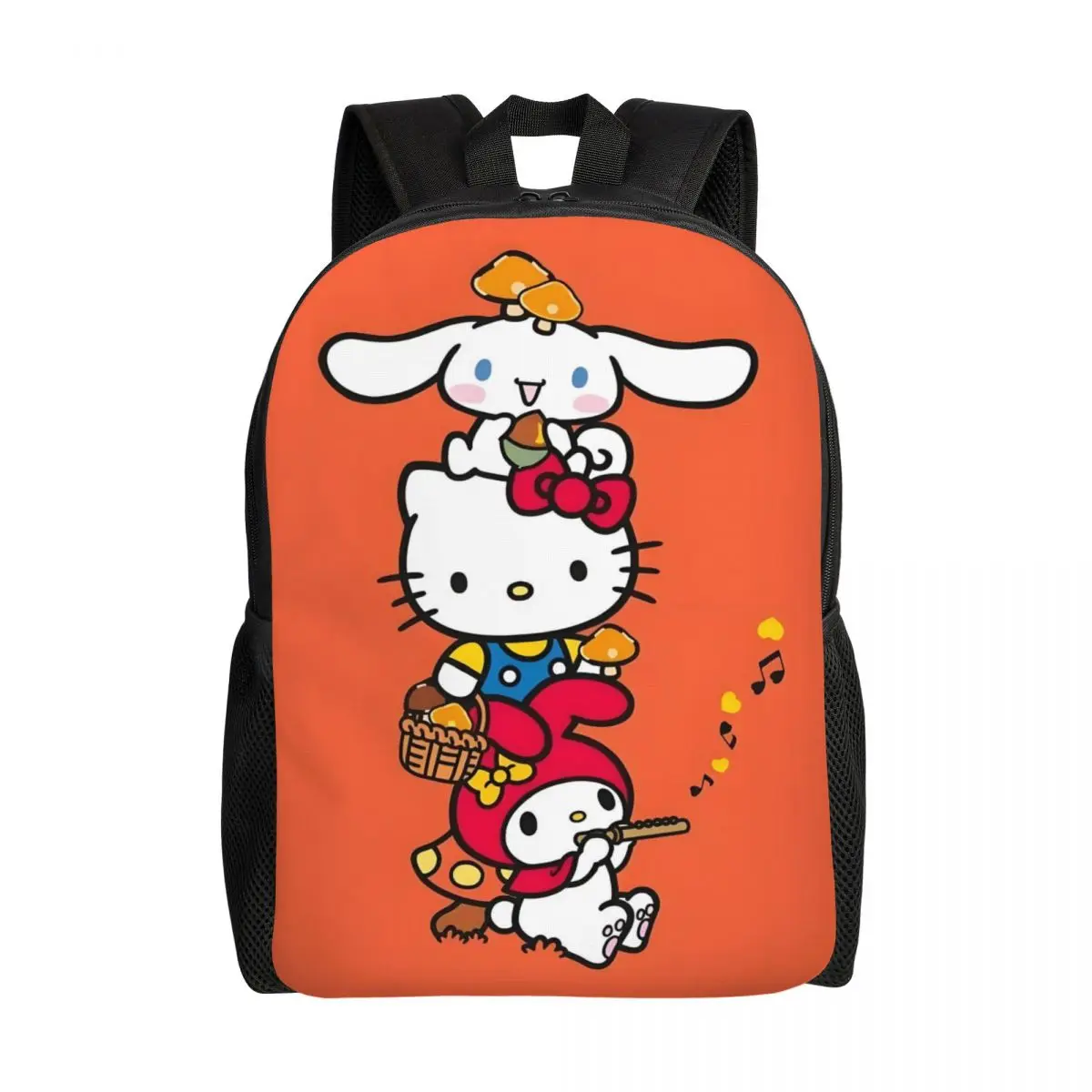

Рюкзак с рисунком My Melody для мужчин и женщин, базовая сумка для книг для школы, осенние сумки Hello Kitty