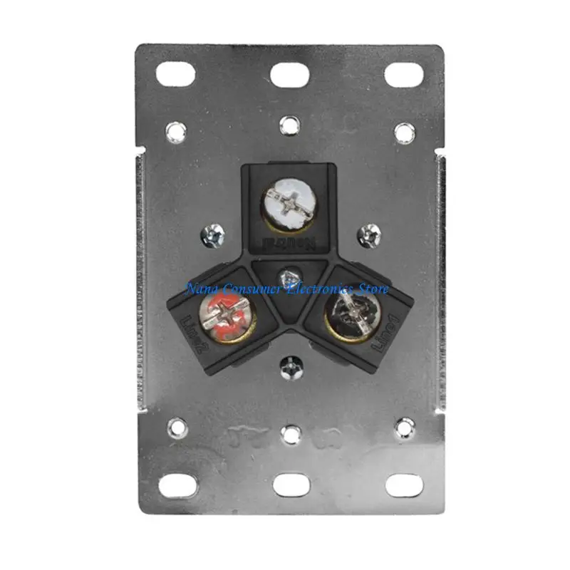 G7NE Heavy Duty 3 Hole 50A Receptacle Outlet NEMA 10 50P For Indoor Outdoor Use In Residential Industrial Setting