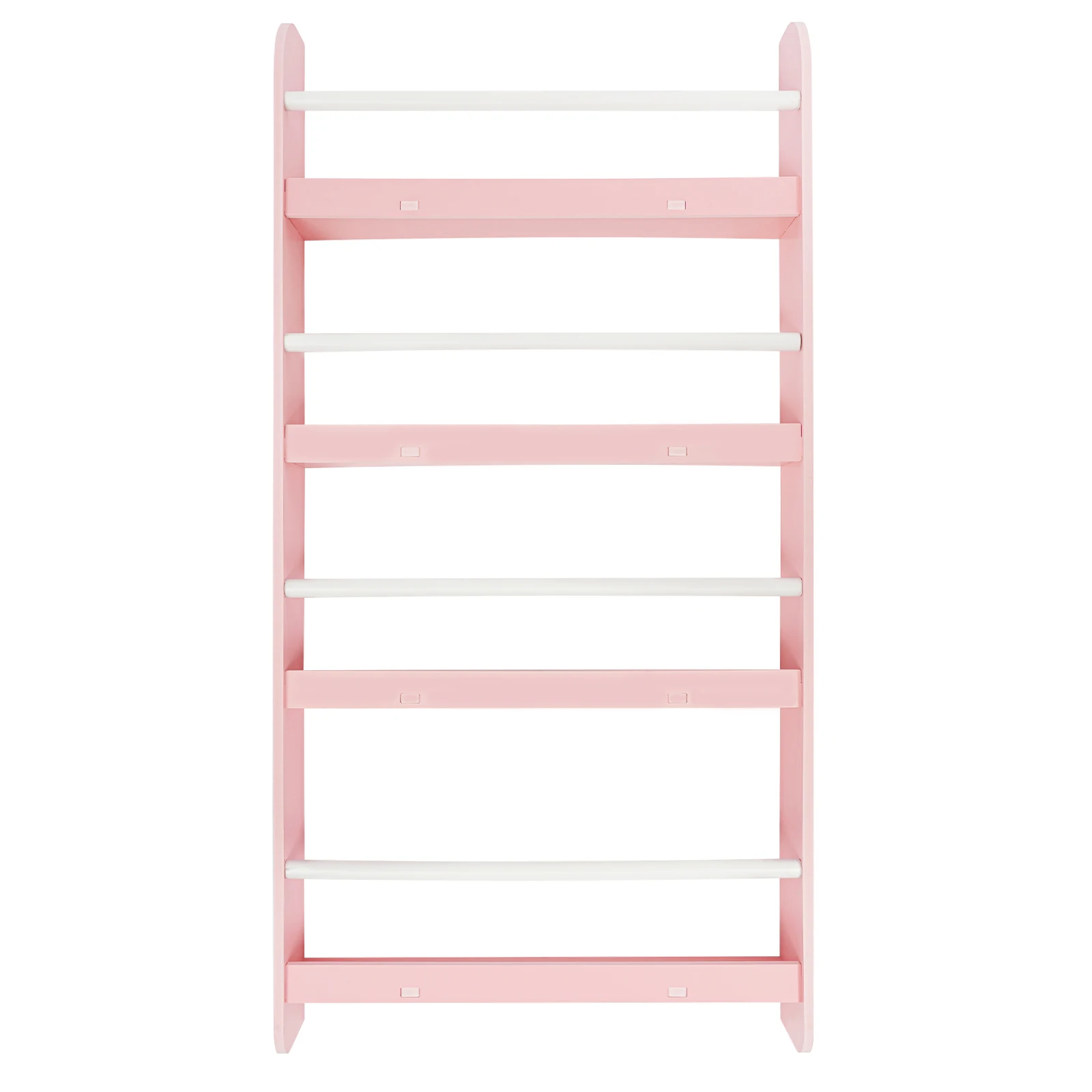 4-Tier Magazine Rack Wall Mounted Children's Bookshelf Living Room Bedroom Magazine Rack Book Storage Rack