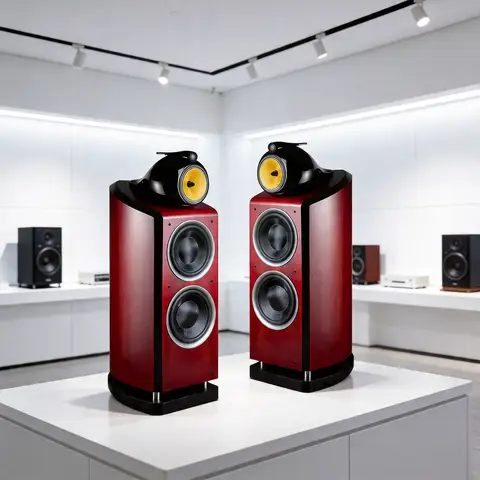 300W 10-inch High Power Three-way 4-unit High-end Passive Speaker Home Theater Floor Speaker Large Bass Speaker High Fidelity