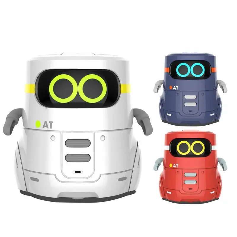 Robot elettronico intelligente che parla di dialogo interattivo che canta danza racconta storie giocattolo robot con giocattolo educativo con sensore tattile