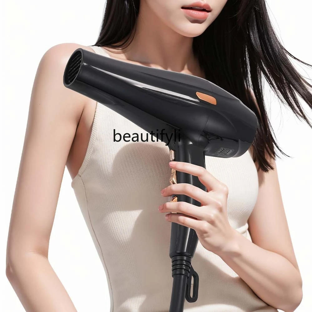 Бытовой быстросохнущий фен с горячим и холодным воздухом, мощный, против высыхания, фен для волос