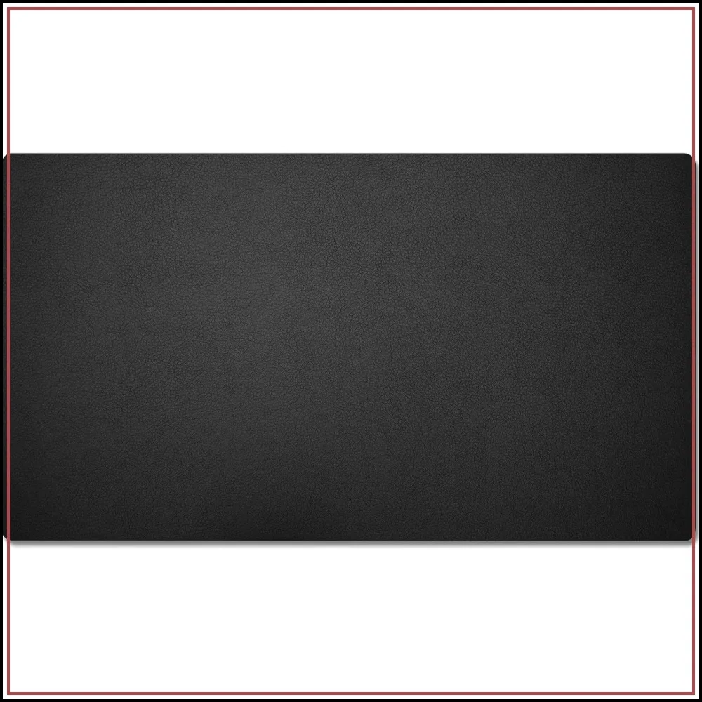 

36x20 Inch Non-Slip Waterproof Desk Blotter Pad, Flat Leather Desk Protector