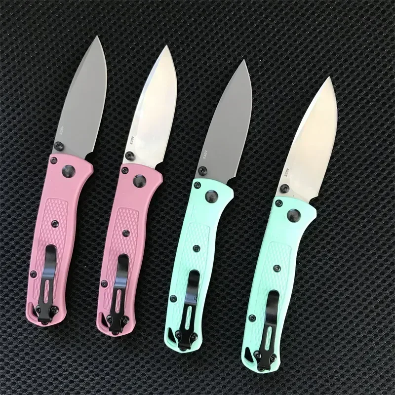 Couteau de poche Mini Bugout DulFolding, outils de survie au camping manuels, couteau d'autodéfense, Flipper EDC pointu, opaque, BM 533, 2.75 po