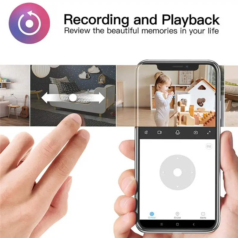 Essential Indoor Wifi Tuya Camera, Baby Monitor, Smart Life Home Security Wireless Mini Camera, IP CCTV, Two Way Audio EU Plug