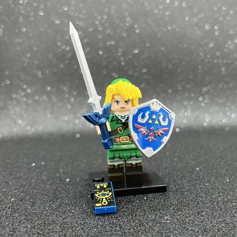 Mini Bricks Action Figure Modelo para Crianças, Lágrimas do Reino, Zelda, Brinquedo de Montagem, Blocos de Construção dos Desenhos Animados, Acessórios para Presente