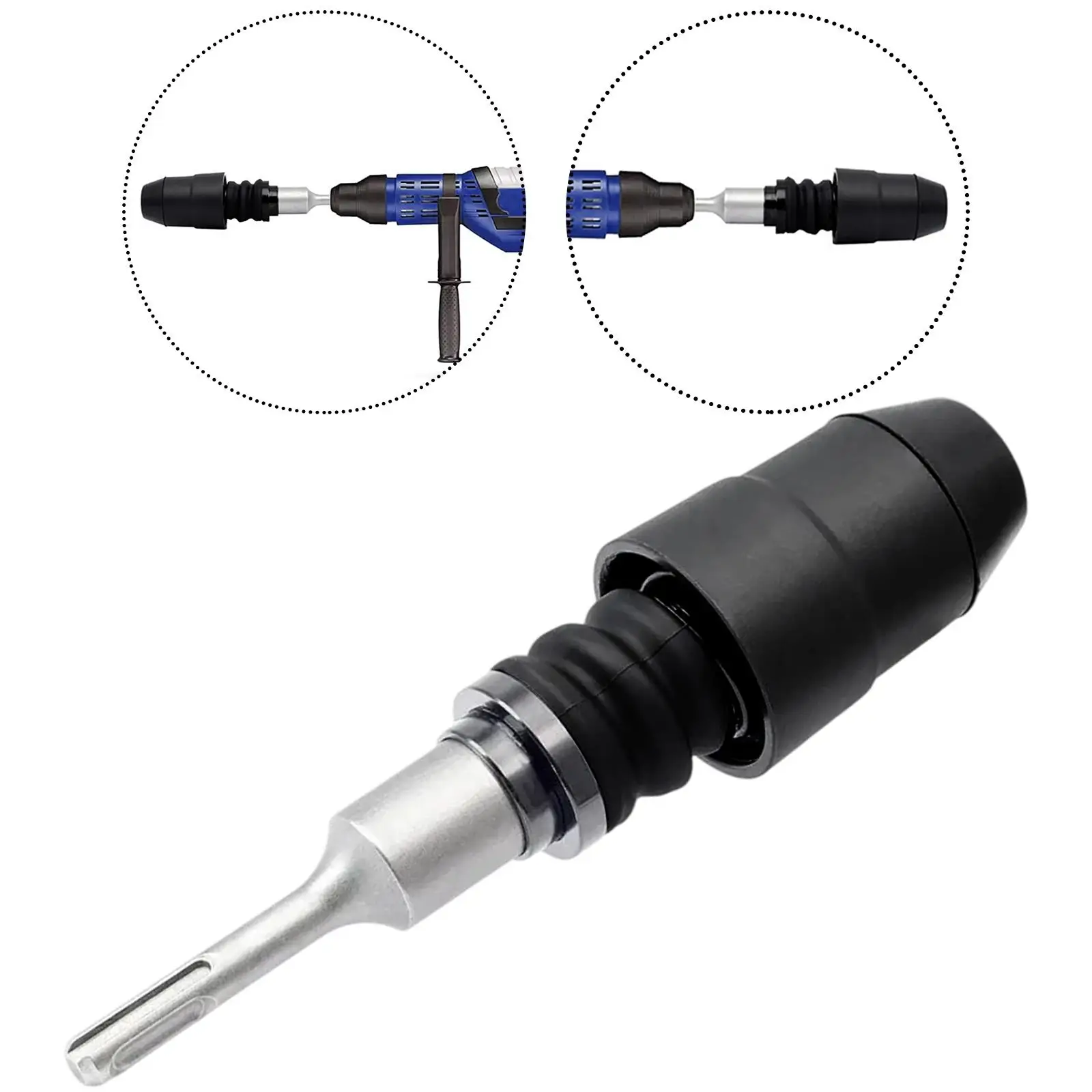 

SDS Plus to SDS Max Adapter Universal Drill Converter for Demolition Hammers
