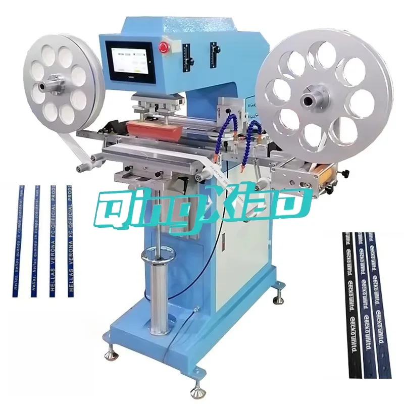 New PLC Controlled Tampografia Printing Machine Servo Motor Non Woven Ribbon Pad Printer Gravure Plate Type for Label Production