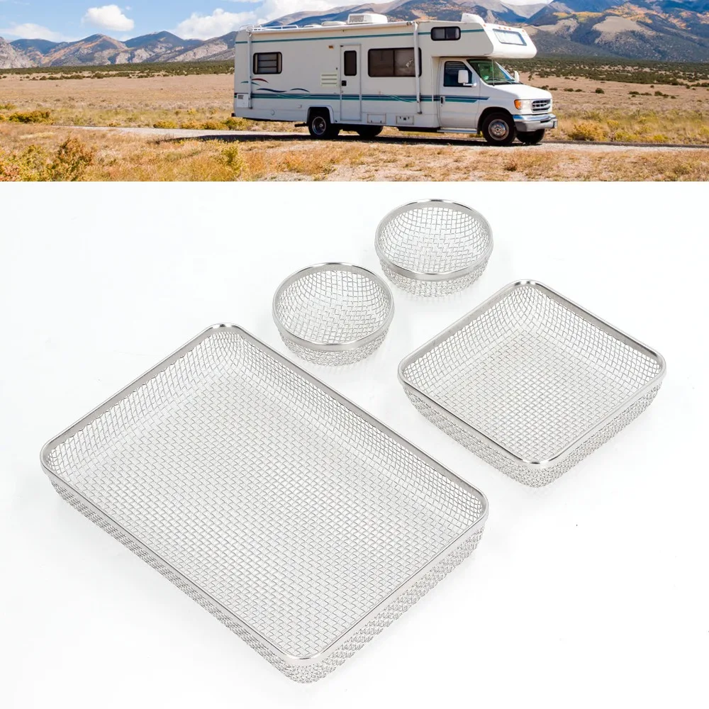 Effective Stainless Steel Flying Insect Screen Mesh Set Bug Screen Cover Vent Mesh Screen Campers