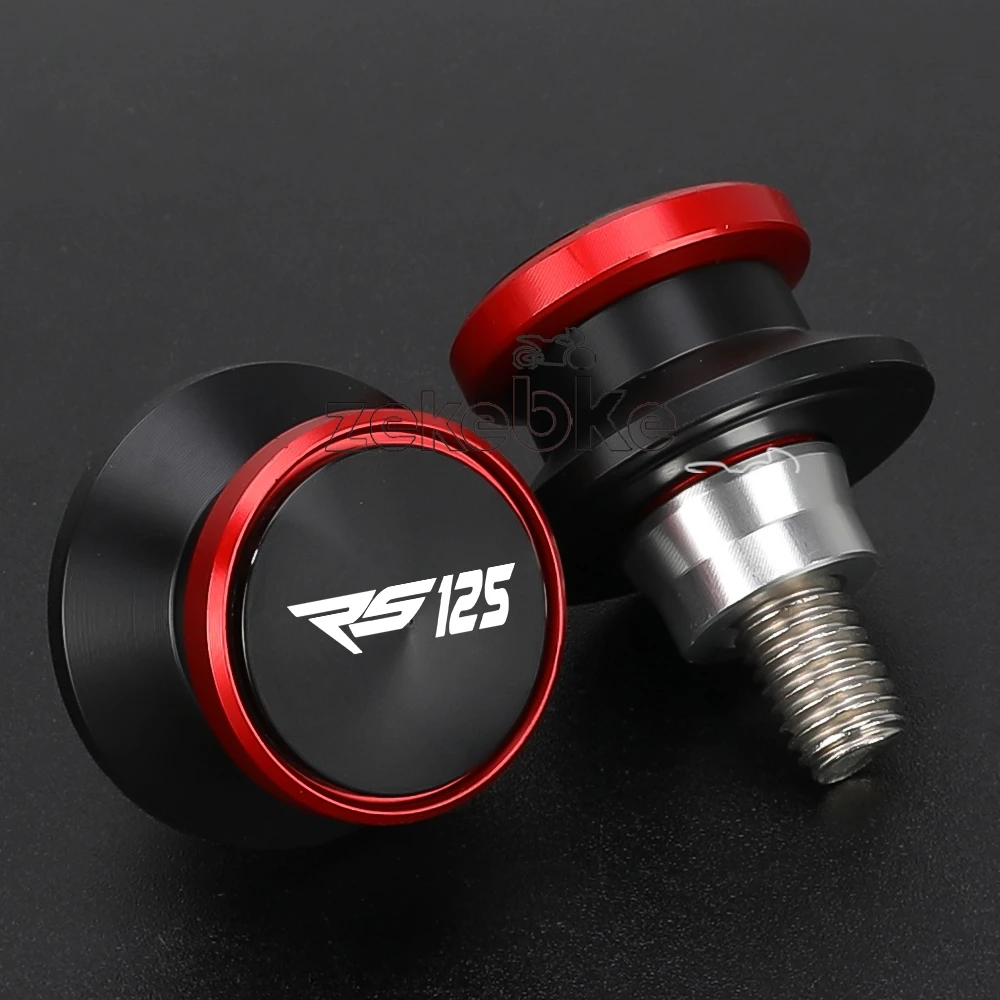 For Aprilia RS125 RS 125 2006 2007 2008 2009 2010 Motorcycles Accessories CNC Aluminum Swingarm Spools Rear Stand Screws Sliders
