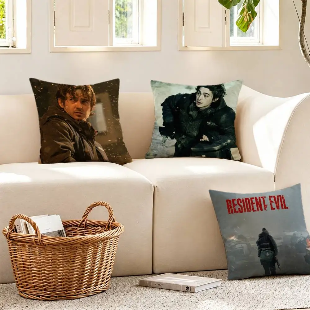 Moive R-Resident Evil 2026 Pillow Case for Sofa Living Room Home office Decor Protective Cover