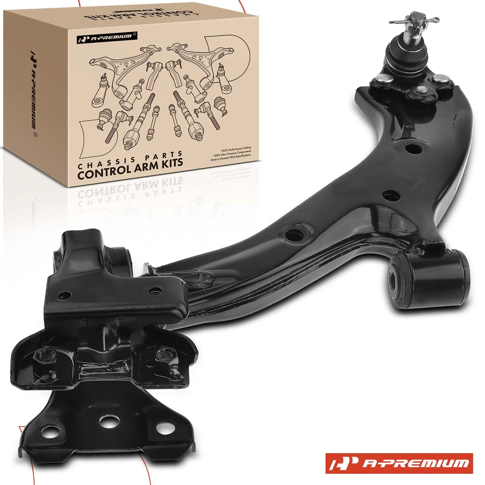 A-Premium Front Left Lower Control Arms with Ball Joints Assembly for Honda CR-V 2007-2011