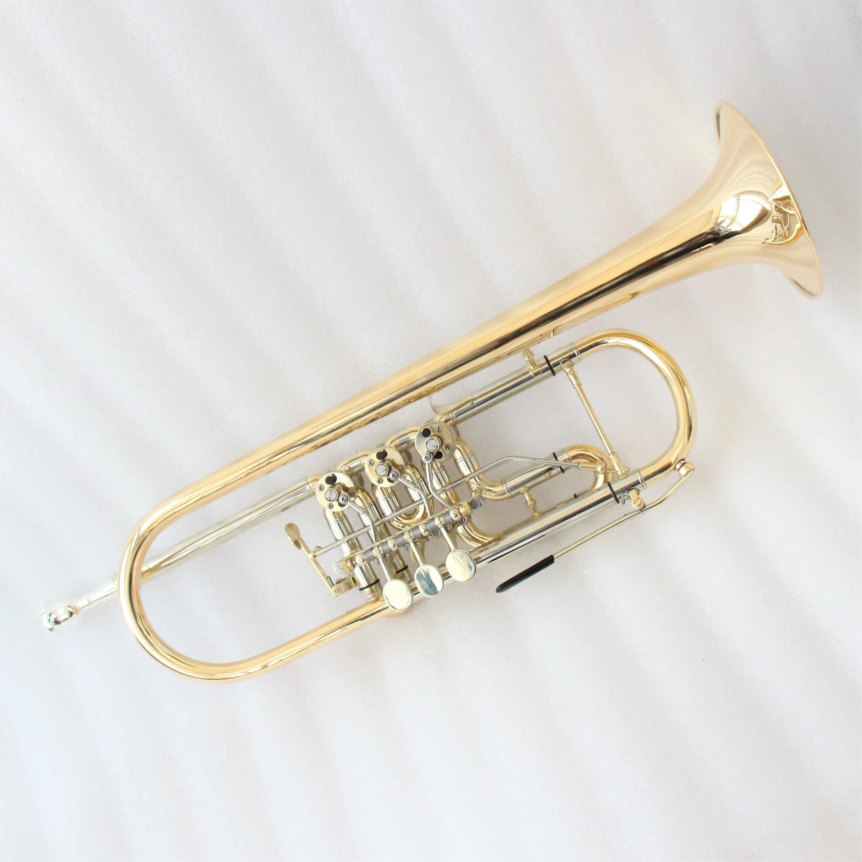 Chinese Trumpet Gold Copper Body High Quality Musical Instruments Trumpets BB Air Horn Trumpet