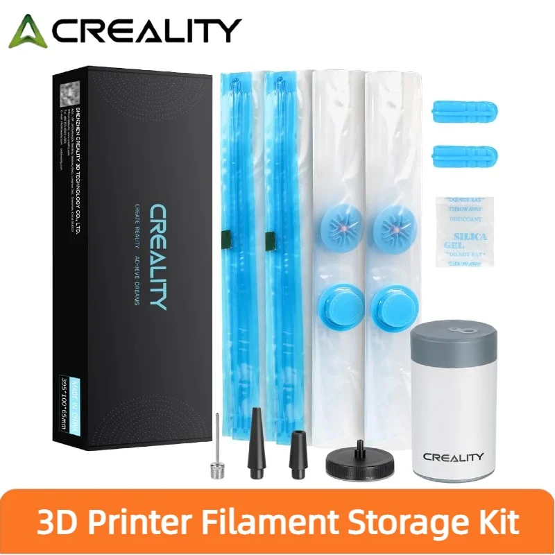 Creality 3D Printer Filament Vacuum Storage Kit 8 40×40CM Reusable Transparent Sealed Bags with Electric Pump Humidity Resistant