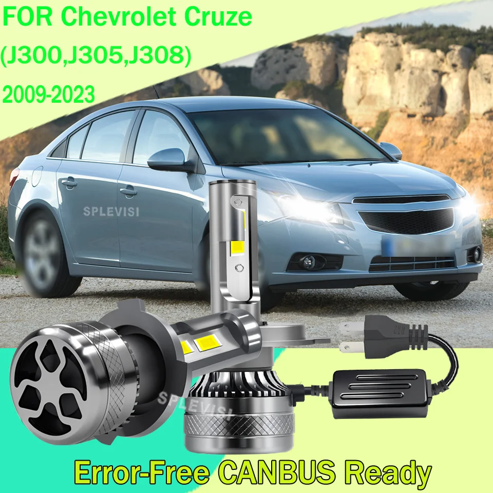 

Newest Arrival Car Headlight LED Lamp H4 9003 6000K For Chevrolet Cruze (J300,J305,J308) 2009 2010 2011 2012 2013 2014 2015-2023
