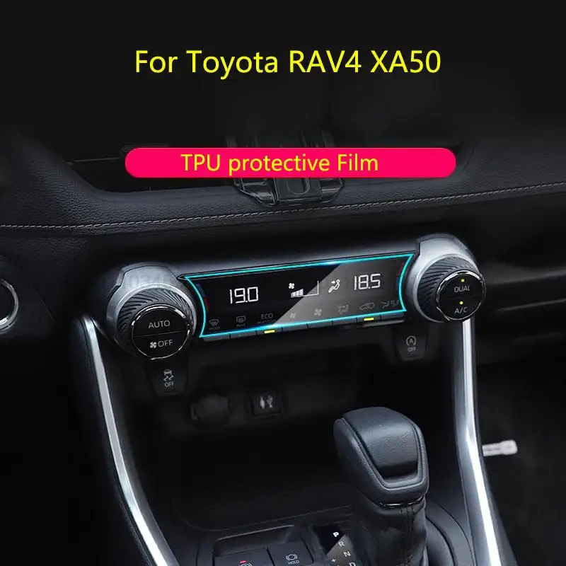 

Защитная пленка TPU для Toyota RAV4 XA50 2019 2020 2021 2022 2023, кондиционер, нано-пластиковый, с защитой от царапин