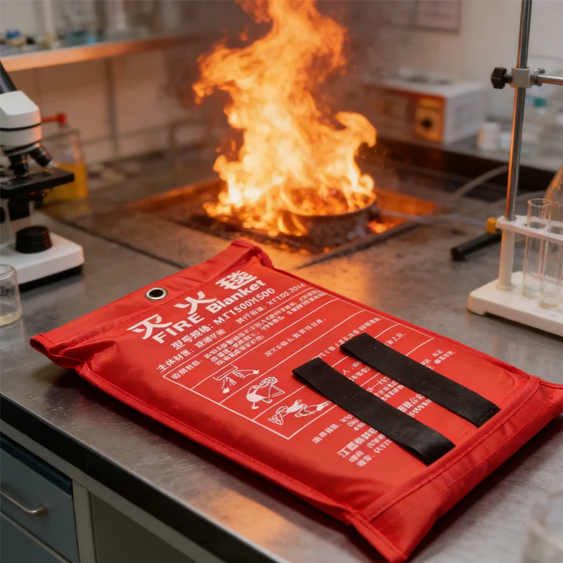 1/1.5/2M Emergency Fire Blanket Fiberglass Flame Retardant Suppression Blanket for Home Kitchen Safety Survival Cover Fiberglass